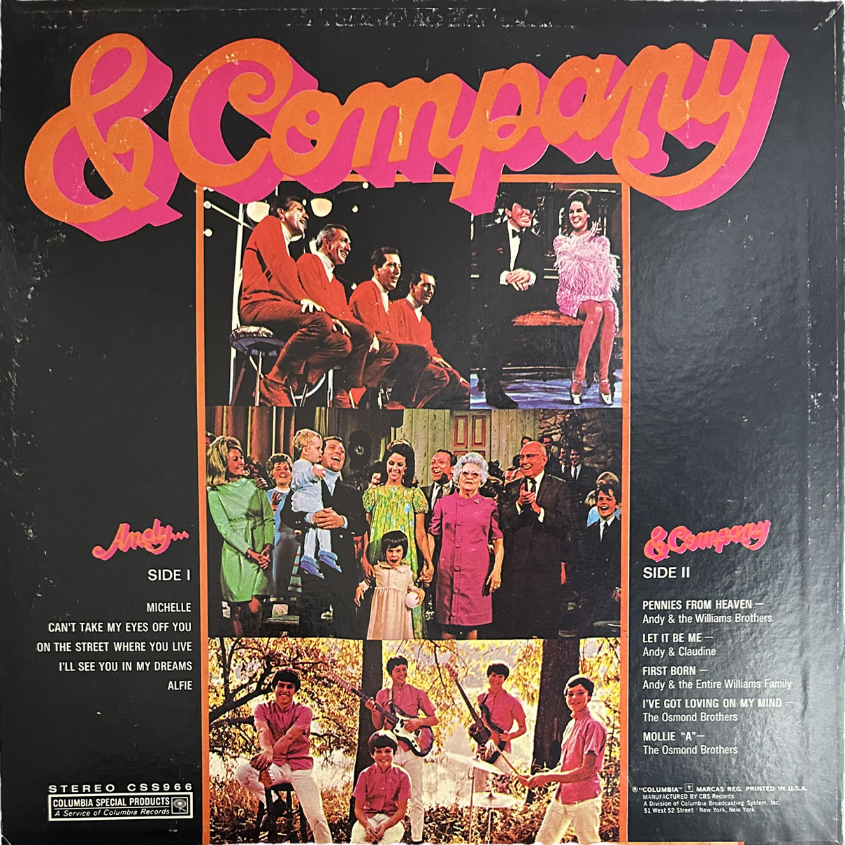 Andy Williams — Andy & Company | kagaribi